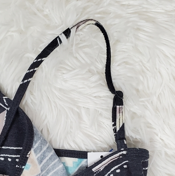 Y2K Grey Ziggy Zags By Nollie Size Small Nwt - Picture 8 of 9